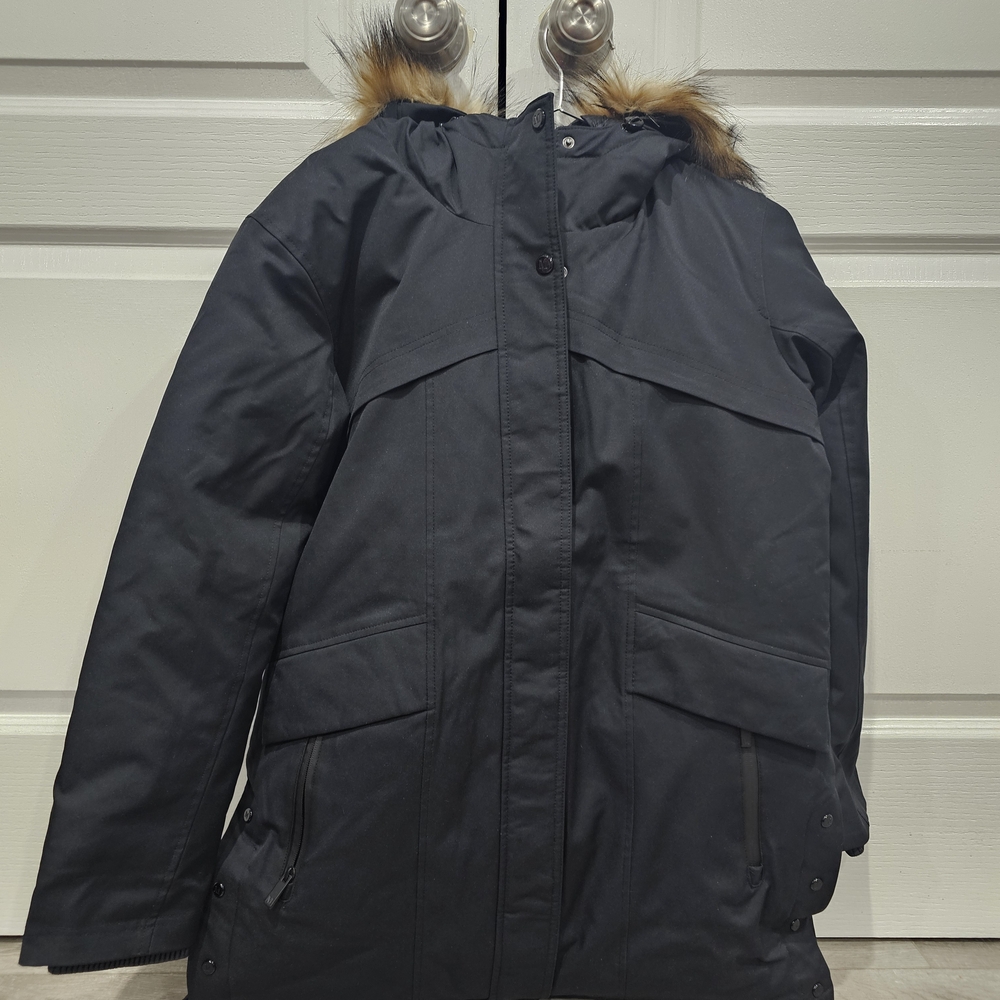 MaxMara Black Quilted Jacket with Logo Detail